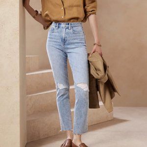 Banana Republic Ultra High + Slim Jean